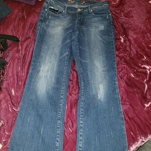 Seven Jeans with sequin embellished pockets